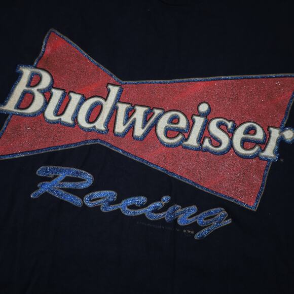 Vintage Budweiser Racing Graphic T Shirt - Picture 5 of 9